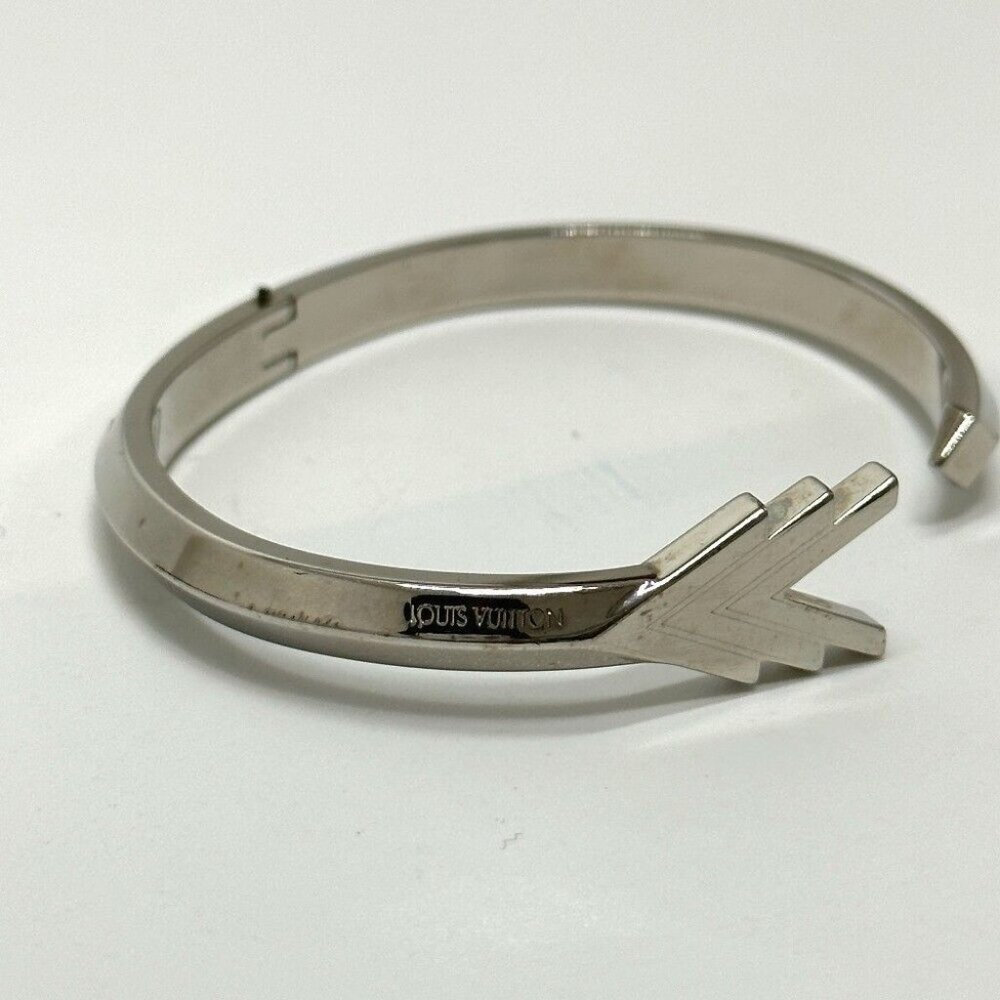 LOUIS VUITTON Bracelet cuff VVV Accessories Bangle Gold Plated Silver - Picture 6 of 7